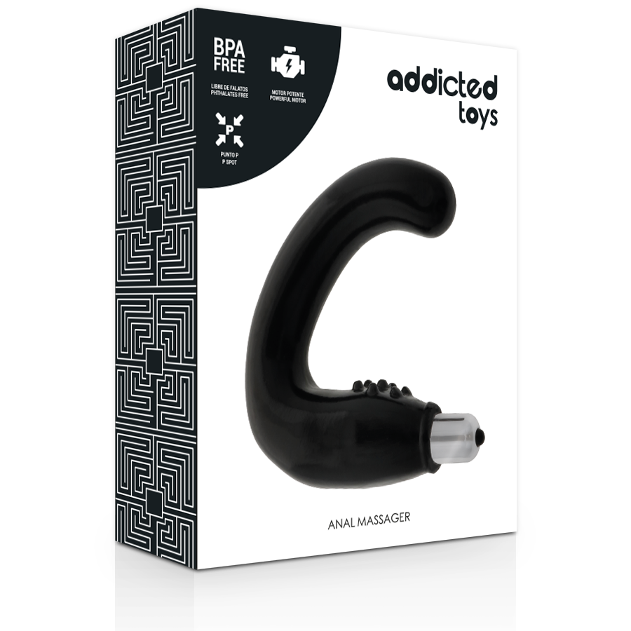 ADDICTED TOYS - ANAL-MASSAGER SCHWARZ