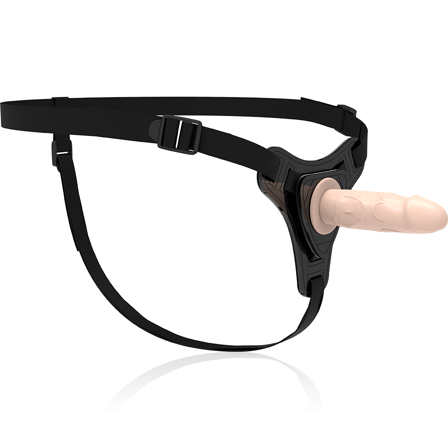 FETISCH DEVOT-HARNESS - FLEISCH REALISTISCHES SILIKON 12,5 CM