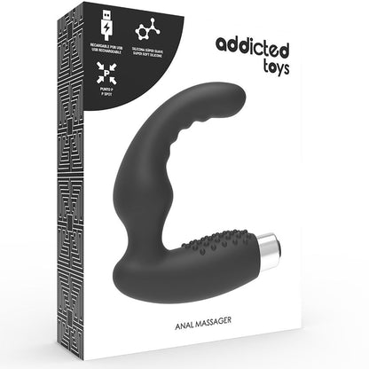 ADDICTED TOYS - PROSTATA-VIBRATOR, WIEDERAUFLADBAR, MODELL 2 - SCHWARZ