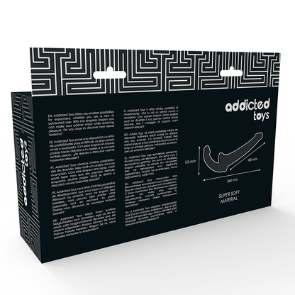 ADDICTED TOYS - DILDO MIT RNA S OHNE UNTERWERFUNG SCHWARZ