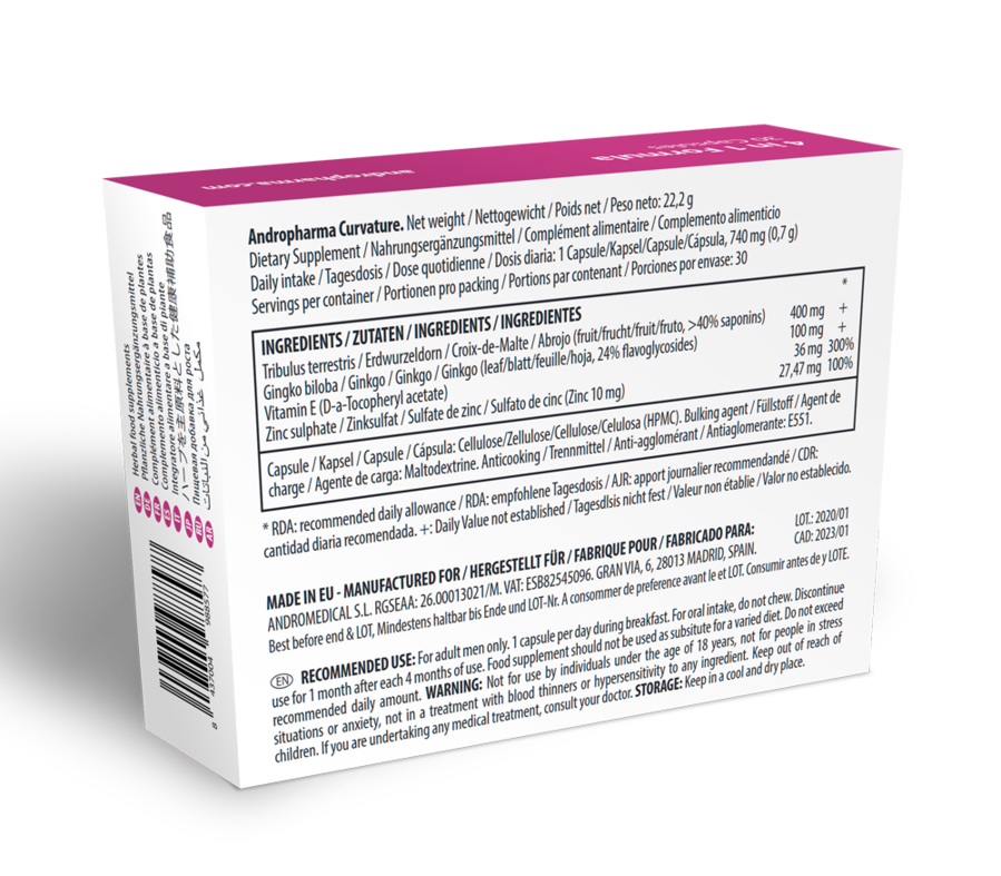 ANDROPHARMA - KURVATURE PEYRONIE-BEHANDLUNG