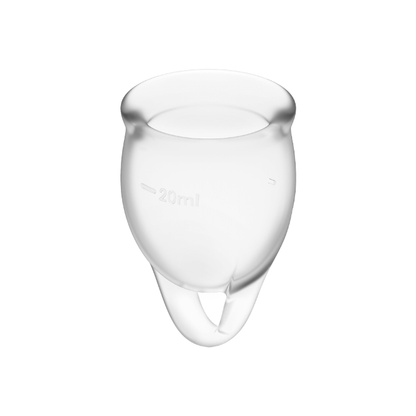 SATISFYER - FEEL CONFIDENT MENSTRUATIONSTASSE DUNKELBLAU 15 + 20 ML