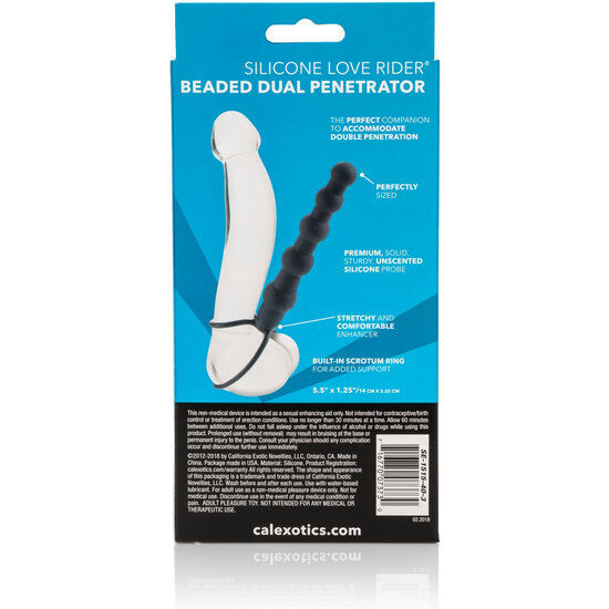 CALEXOTICS - PERLEN-DOPPELPENETRATOR SCHWARZ