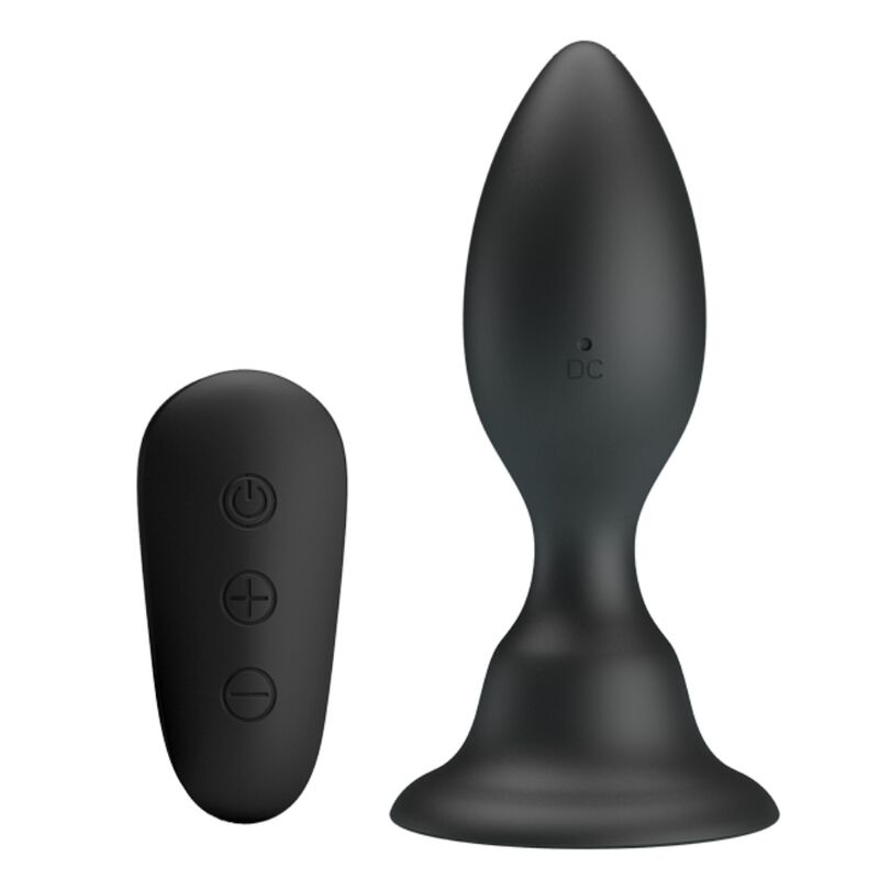 MR PLAY - ANAL PLUG MIT VIBRATION SCHWARZ FERNBEDIENUNG