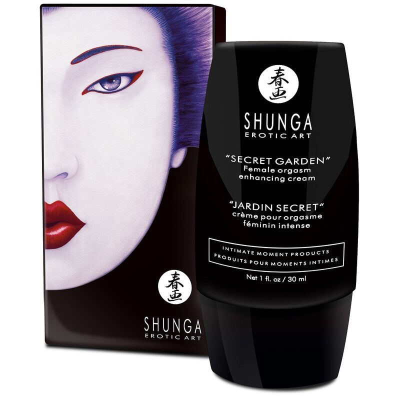 SHUNGA - INTENSIVE ORGASMUSCREME FÜR WEIBLICHE PERSONEN SECRET GARDEN