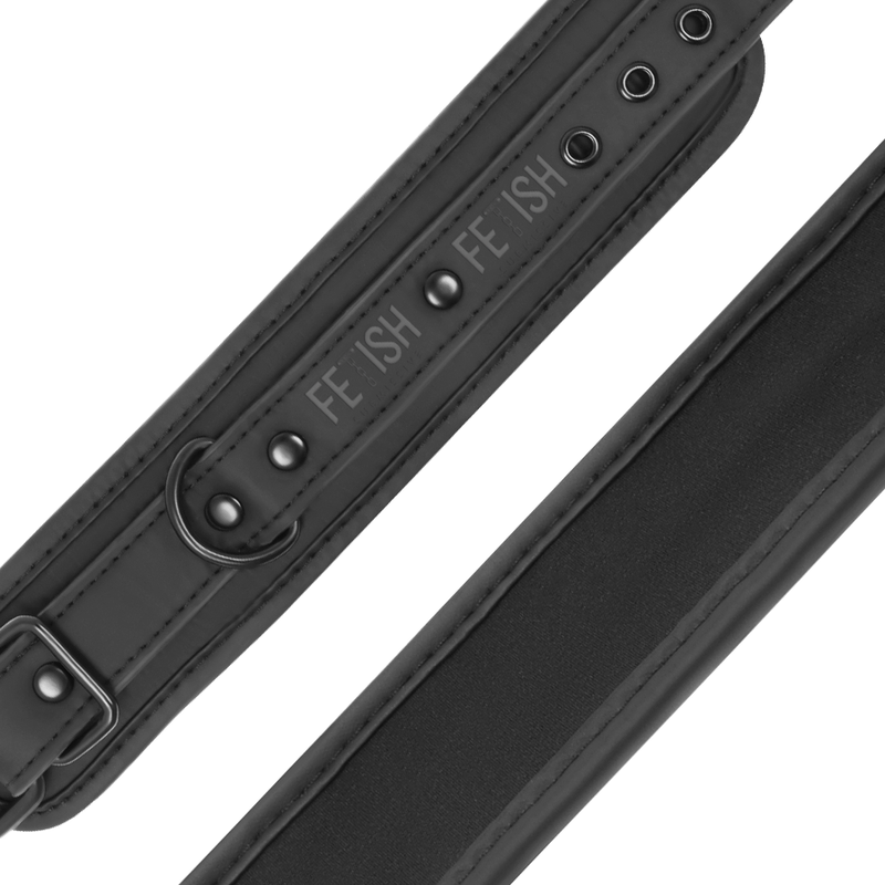 FETISCH DEVOT - SET AUS HAND- UND FUßSCHELLEN MIT NOPREN-FUTTER