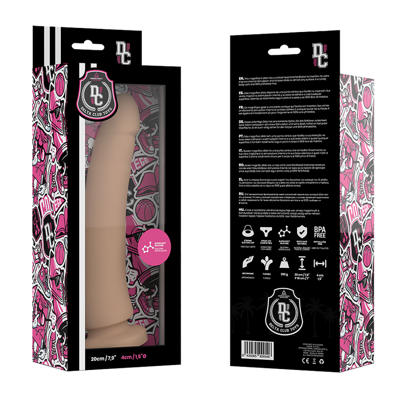 DELTA CLUB - TOYS NATURDILDO MEDIZINISCHES SILIKON 20 CM -O- 4 CM