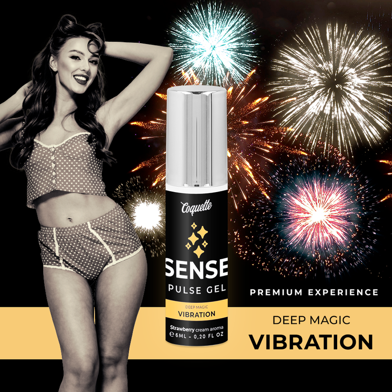 COQUETTE CHIC DESIRE - PULSGEL ERDBEERE MAGISCHE VIBRATION PREMIUM 6ML