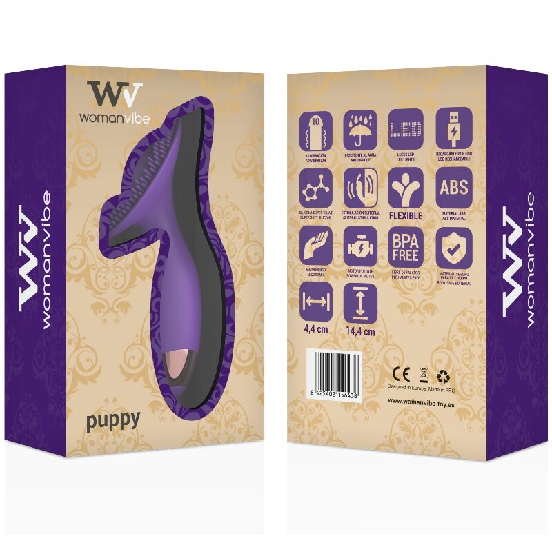 WOMANVIBE - PUPPY STIMULATOR WIEDERAUFLADBARES SILIKON