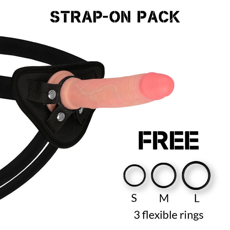 ROCKARMY - HARNESS + FLÜSSIGSILIKONDILDO PREMIUM AVENGER 19 CM -O- 3,98 CM